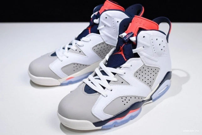 Rep Onekick 384664-104 Jordan Grey-Sail 23-Neutral Tinker Infrared 6 Retro Air White 0617